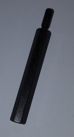Hex Post m-f 8-32x1.81 Inch Black 1/4 hex (MM/MMR) 02-5247-29