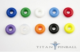 Titan competition silicone 3/16 inch rubber ring RED