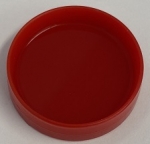 Playfeld insert circle 1 inch Red opaque 03-7166-4