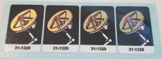 Space Shuttle w/Gold Ink Target Decals 31-1329 (set/4)