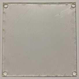 Clear clock plate for Twilight Zone