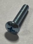 #8-32 x 3/4 Inch Zinc-Plated Steel Pan Head Phillips Screws 4008-01005-12 Bag of 10