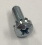 10-32 x 5/8 Inch Steel Pan Head Screws External-Tooth Lock Washer Bag of 3 4010-01003-10