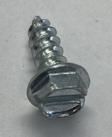 #8 x 1/2 Inch Slotted Hex Washer Head Sheet Metal Screws Bag of 20 4108-01114-08