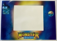 Monster Bash Remake artwork, coin door decal (Cabinet Front artwork decal)