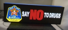 Police Force Bumper Sticker Pin-Sign