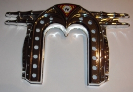 Helmet Chrome plastic w/Decal Assy 03-8548 Bride of Pinbot