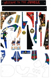 Guns N Roses Playfield Plastic Set