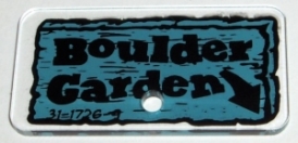 Boulder Garden silkscreened playfield plastic 31-1726-9 Whitewater