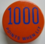 Bumper Cap - Gottlieb A11726OB Orange 1000 Points When Lit