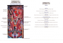 Terminator 2 Shot Map and Rule Summary - 2 Sided 8.5x11 - Original