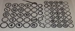 Eight Ball Deluxe Insert Decal Set - Laminated