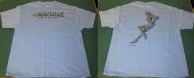 Logo Artwork T-Shirt 2-Sided - The Machine: Bride of Pinbot - Light Blue - Small