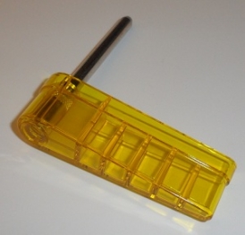 Transparent Yellow Flipper Bat (W Logo) 20-10110-16