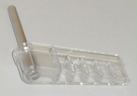 Transparent Clear Flipper Bat - Stern Style (repl 515-5133-06)
