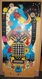 Planetary Pinball Mr. Mrs. Pacman Playfield